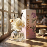 SAUSSAVITA Luminous Solace reed diffuser, white flower variant