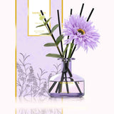 SAUSSAVITA Evening Lavender & Sandalwood reed diffuser for restful sleep