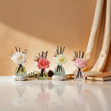 SAUSSAVITA Luminous Solace reed diffuser in a peaceful space
