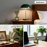 SAUSSAVITA Juniper & Wild Lavender reed diffuser in a modern bedroom