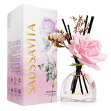 SAUSSAVITA Luminous Solace reed diffuser, rose emotional-balance variant
