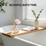 Cherry Blossom & White Flower Reed Diffuser Set — product view — SAUSSAVITA reed diffuser